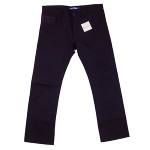 JUNYA WATANABE x CDG 2014 DARK NAVY COTTON DENIM BACK POCKET PANTS